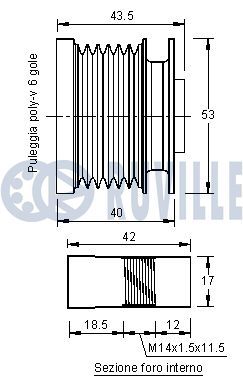 SISTEM ROATA LIBERA GENERATOR RUVILLE 542195 1