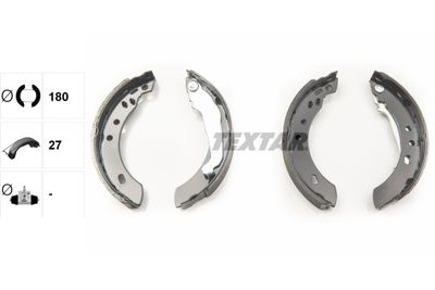 Комплект тормозных колодок TEXTAR 91047200 для NISSAN MICRA