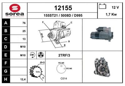 Startér EAI 12155