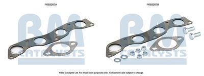 Монтажный комплект, катализатор BM CATALYSTS FK92207 для HYUNDAI i10