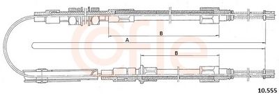 CABLU FRANA DE PARCARE COFLE 9210555