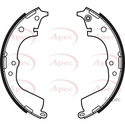 Brake Shoe Set APEC SHU564