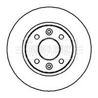 Tarcza hamulcowa BORG & BECK BBD4928