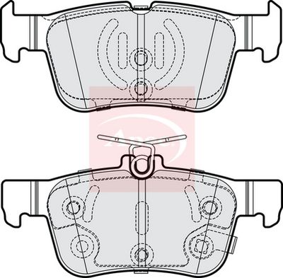 APEC Brake Pad Set, disc brake PAD2284