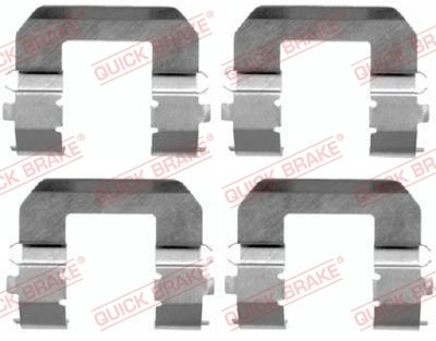 Комплектующие, колодки дискового тормоза 109-1617