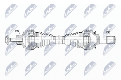 полуоска NTY NPW-PS-004