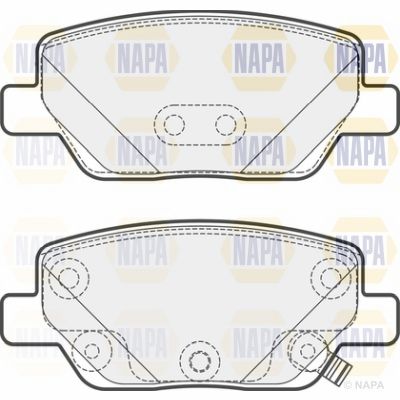 Brake Pad Set NAPA NBP1550