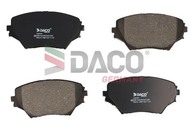 Комплект тормозных колодок, дисковый тормоз DACO Germany 324555 для TOYOTA PICNIC