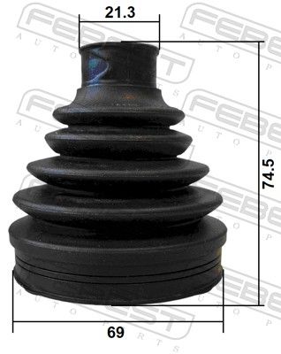 BURDUF CAUCIUC ARTICULATIE PLANETARA FEBEST 2217PMQ4R 1