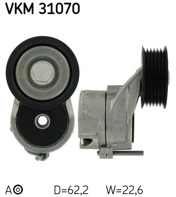 Napínák, žebrovaný klínový řemen SKF VKM 31070