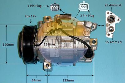 Compressor, air conditioning Auto Air Gloucester 14-1814