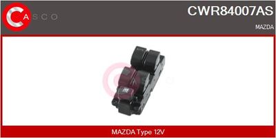 CASCO CWR84007AS Кнопка склопідйомника для MAZDA (Мазда)