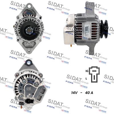 Генератор SIDAT A12DE1224 для PIAGGIO QUARGO