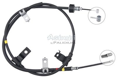 Тросик, cтояночный тормоз ASHUKI by Palidium ASH3-1492 для HYUNDAI GETZ
