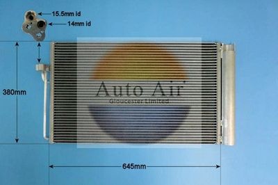Auto Air Gloucester 16-9638 Condenser, air conditioning