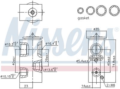 SUPAPA EXPANSIUNE CLIMA NISSENS 999498 5