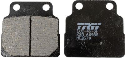 Комплект тормозных колодок, дисковый тормоз TRW MCB570 для HONDA CB