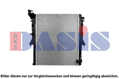Радиатор, охлаждение двигателя AKS DASIS 080131N для FIAT FULLBACK