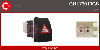 COMUTATOR LUMINI DE AVARIE CASCO CHL73010GS