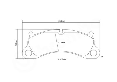 SET PLACUTE FRANA DE PERFORMANTA BREMBO 07B31476 2