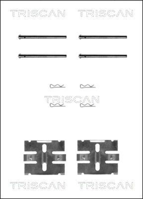 Комплектующие, колодки дискового тормоза TRISCAN 8105 271206 для VOLVO 340-360