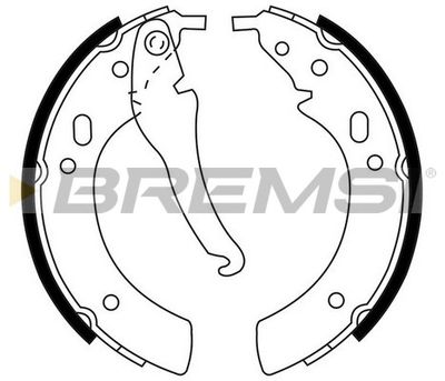 Комплект тормозных колодок BREMSI GF0074 для BMW 2500-3.3