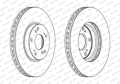 BREMSSCHEIBE FERODO DDF1775C