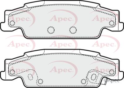 Brake Pad Set APEC PAD1703