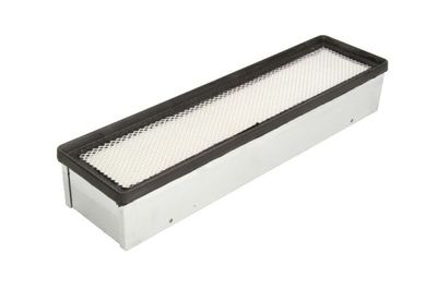 Cabinefilter 452x118x73, patroon past: JOHN DEERE 614R, 615R, 620R, 6105R, 6110R, 6115 R, 6120M, 6120R, 6125 R, 6130, 6130 R, 6135M, 6135R, 6140 R, 6145M, 6145R, 6150 R, 6155R, 6170 R, 6175R