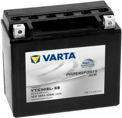 Стартерная аккумуляторная батарея VARTA 518918032I314 для HARLEY-DAVIDSON DYNA