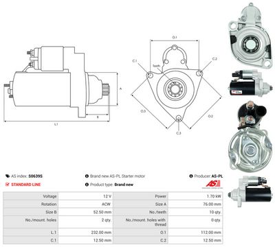 STARTER AS-PL S0639S 4