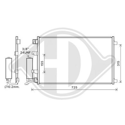 Condensor, airconditioning