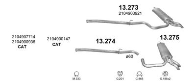 Układ wydechowy POLMO POLMO90099