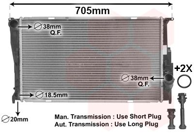 VAN WEZEL 06002293 Крышка радиатора  для BMW Z4 (Бмв З4)