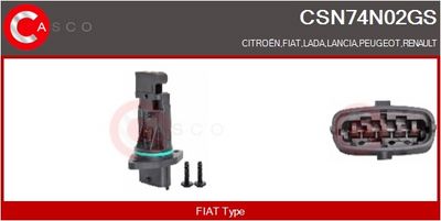 SENZOR DEBIT AER CASCO CSN74N02GS