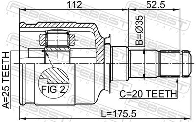 SET ARTICULATIE PLANETARA FEBEST 0111ST215LH 1