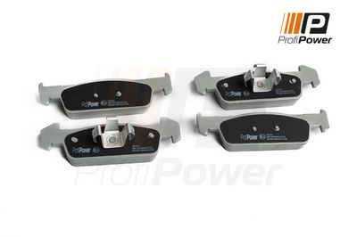 stabdžių trinkelių rinkinys, diskinis stabdys 1B1252 ProfiPower