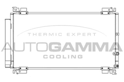 Конденсатор, кондиционер AUTOGAMMA 107359 для LEXUS IS