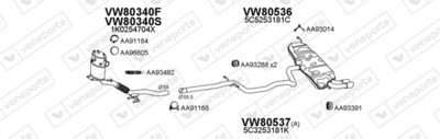 ABGASANLAGE VENEPORTE 800792