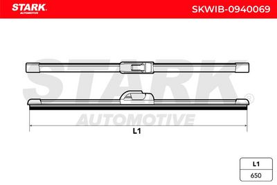 перо на чистачка STARK SKWIB-0940069