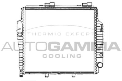 AUTOGAMMA 103470 Радиатор охлаждения двигателя  для CHRYSLER  (Крайслер Кроссфире)