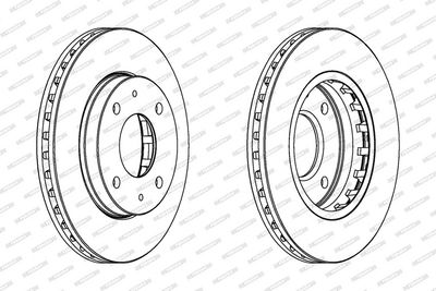DISC FRANA FERODO DDF1270 1