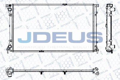 Радиатор, охлаждение двигателя JDEUS RA0230790 для RENAULT TRAFIC