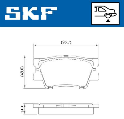 SET PLACUTE FRANA FRANA DISC SKF VKBP90307 1