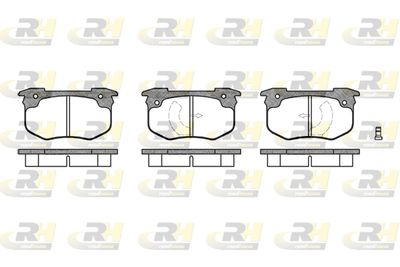 Комплект тормозных колодок, дисковый тормоз ROADHOUSE 2029.12 для RENAULT 18