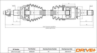 ANTRIEBSWELLE DR!VE+ DP2110102242