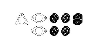 SET MONTARE SISTEM DE ESAPAMENT