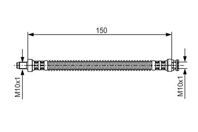 Brake Hose 1 987 476 677