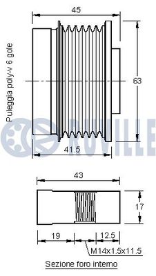SISTEM ROATA LIBERA GENERATOR RUVILLE 541971 1