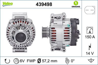 генератор VALEO 439498
